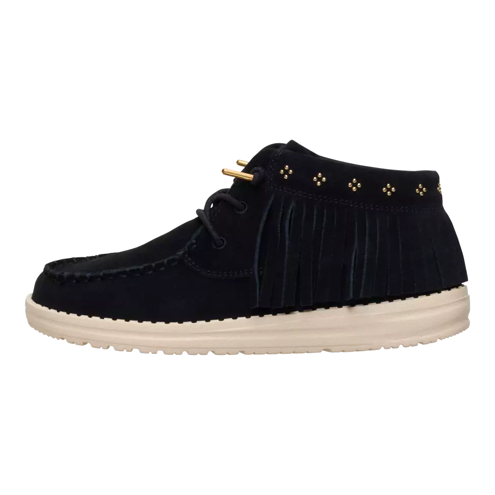 Wendy Mid Fringe Cowgirl Suede
