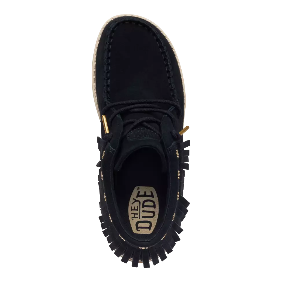 Wendy Mid Fringe Cowgirl Suede